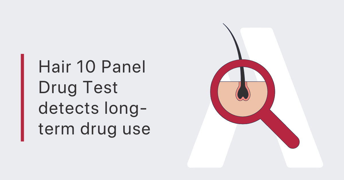 Hair 10 Panel Drug Test - Comprehensive Long-Term Drug Detection Using Hair Samples
